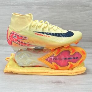 Nike Mercurial Superfly 10 Elite FG Mbappe Orange Mens Size 11.5 New FQ8692-800